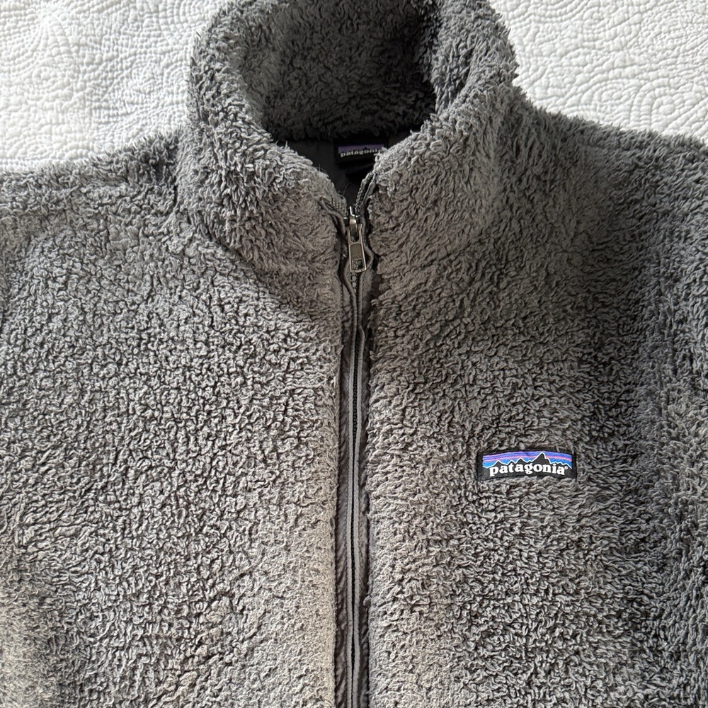 Patagonia Los Gatos High-Pile Fleece Jacket in Charcoal